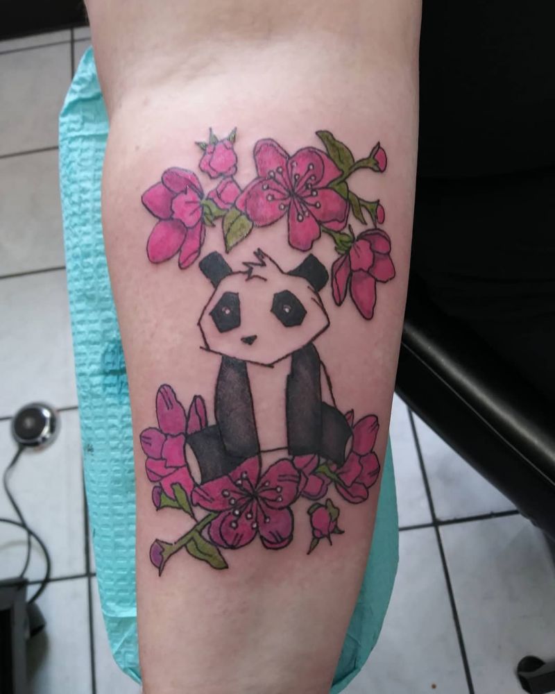 30 Adorable Panda Tattoos Make You Want to Laugh