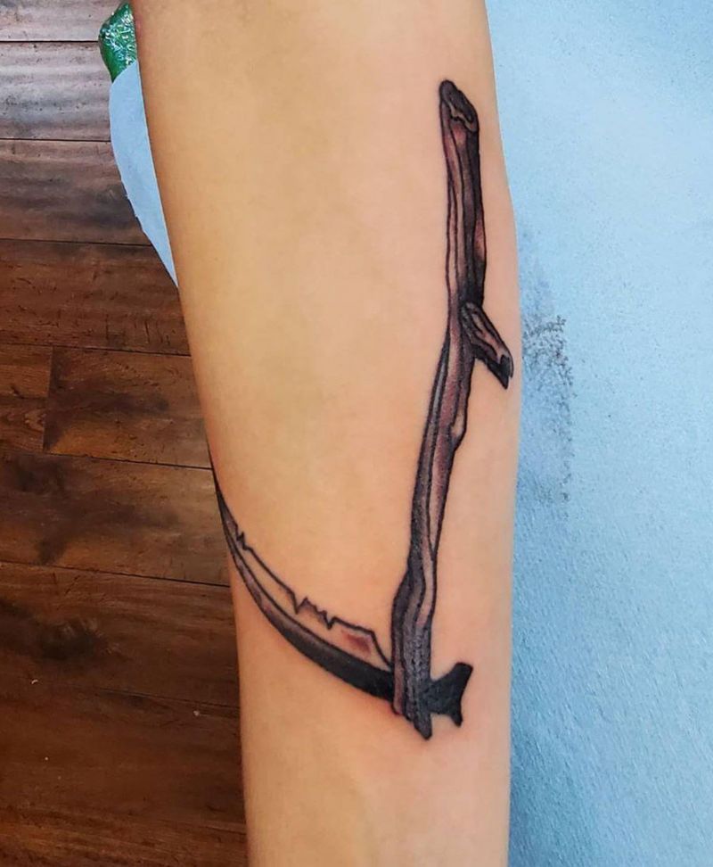 30 Creative Scythe Tattoos You Will Love