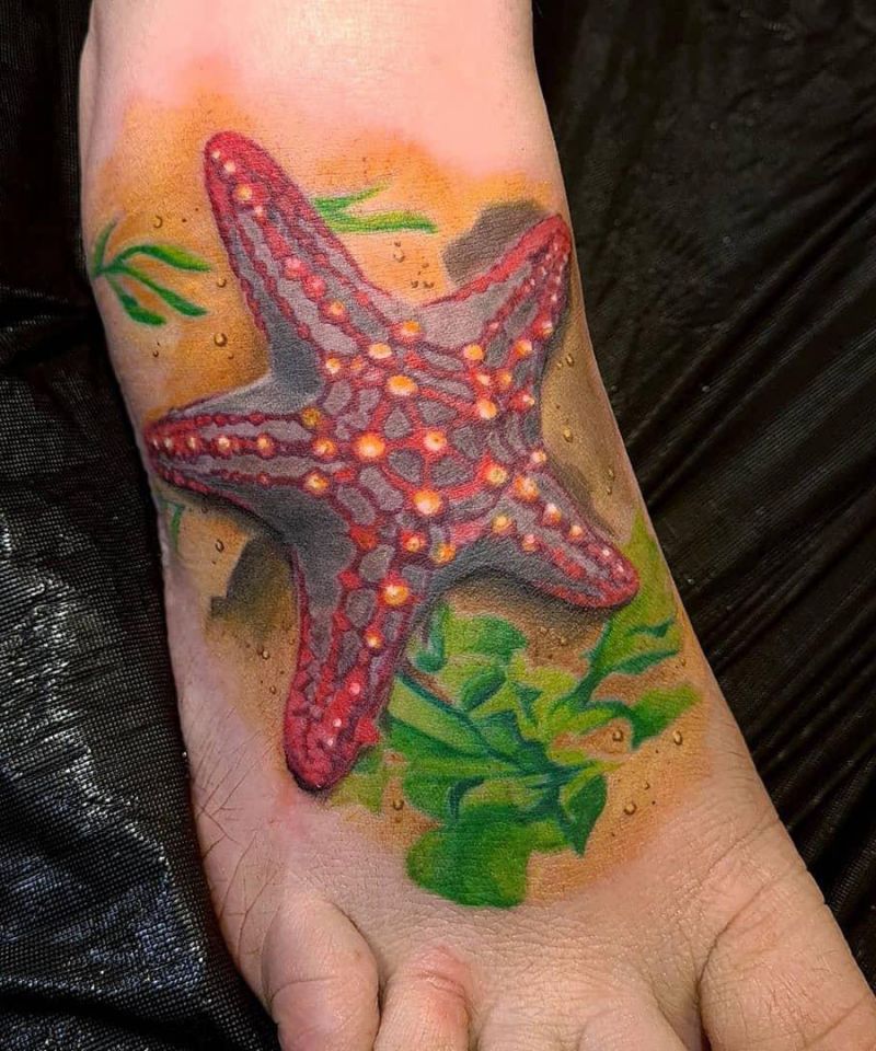 30 Pretty Starfish Tattoos for Your Inspiration