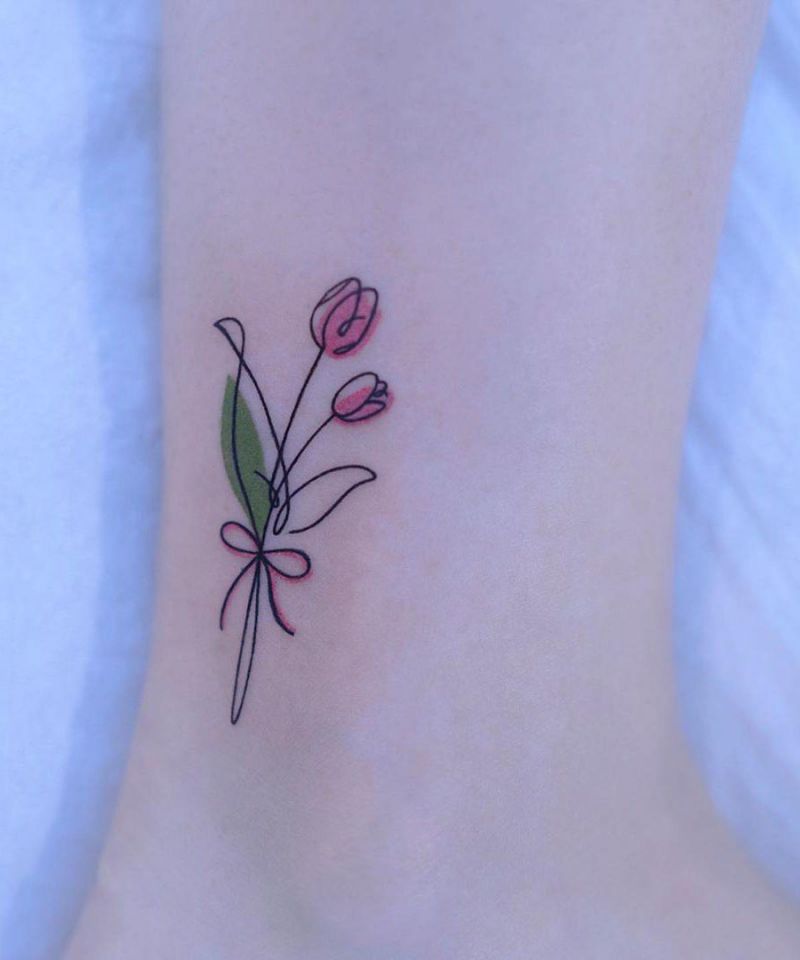 30 Elegant Tulip Tattoos for Women You Will Love