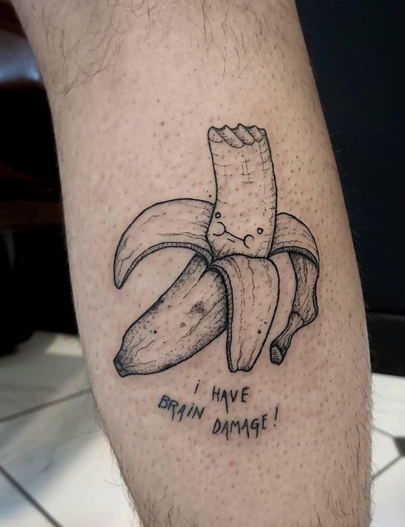 30 Pretty Banana Tattoos You Will Love