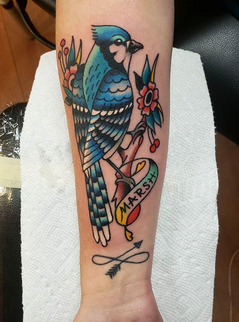 30 Pretty Bluejay Tattoos You Must Try