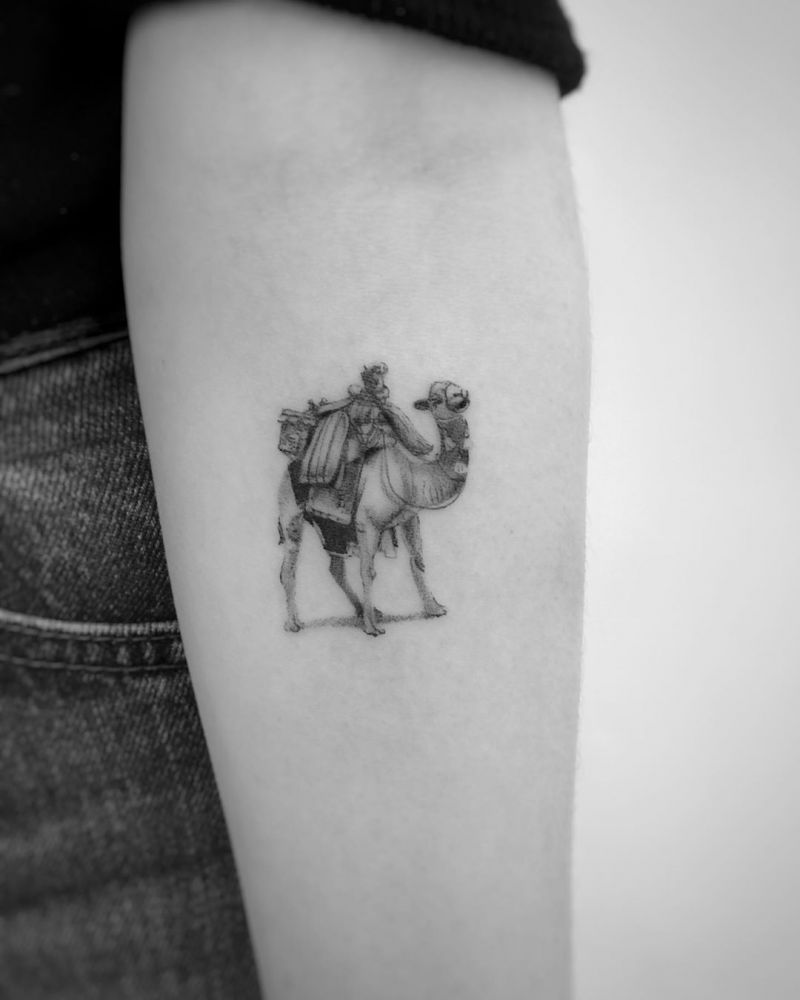 30 Pretty Camel Tattoos to Inspire You