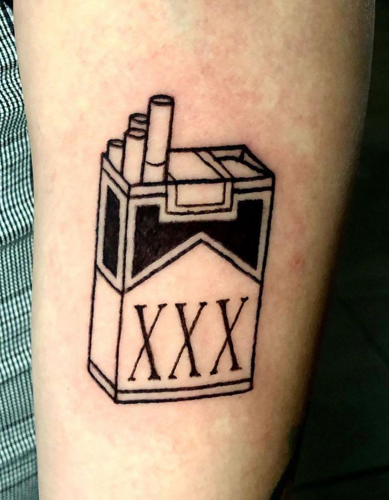 30 Pretty Cigarette Tattoos You Will Love