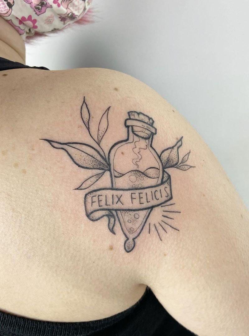 30 Pretty Felix Felicis Tattoos to Inspire You