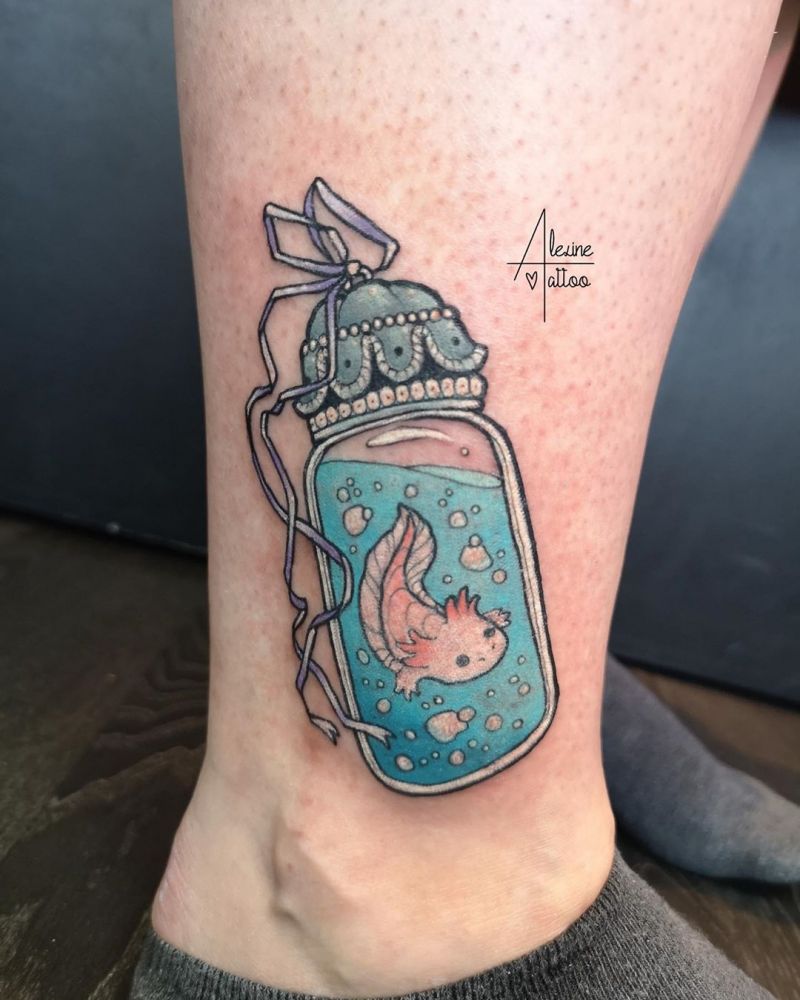 30 Pretty Jar Tattoos Make You Attractive