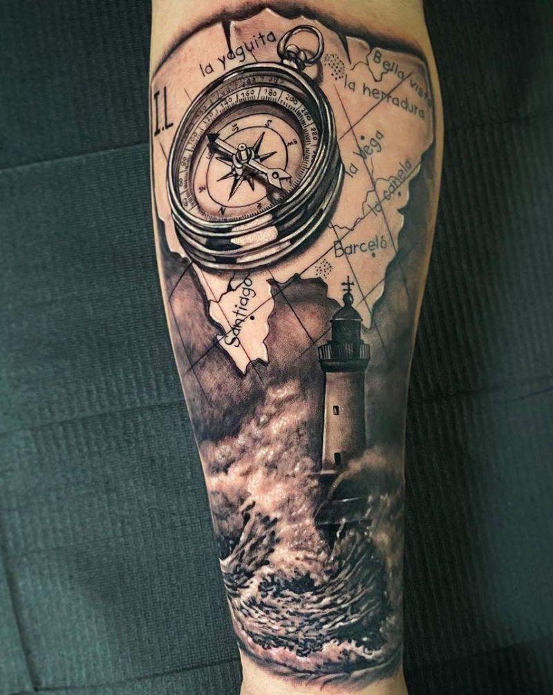 30 Stunning Lighthouse Tattoos Enhance Your Personality