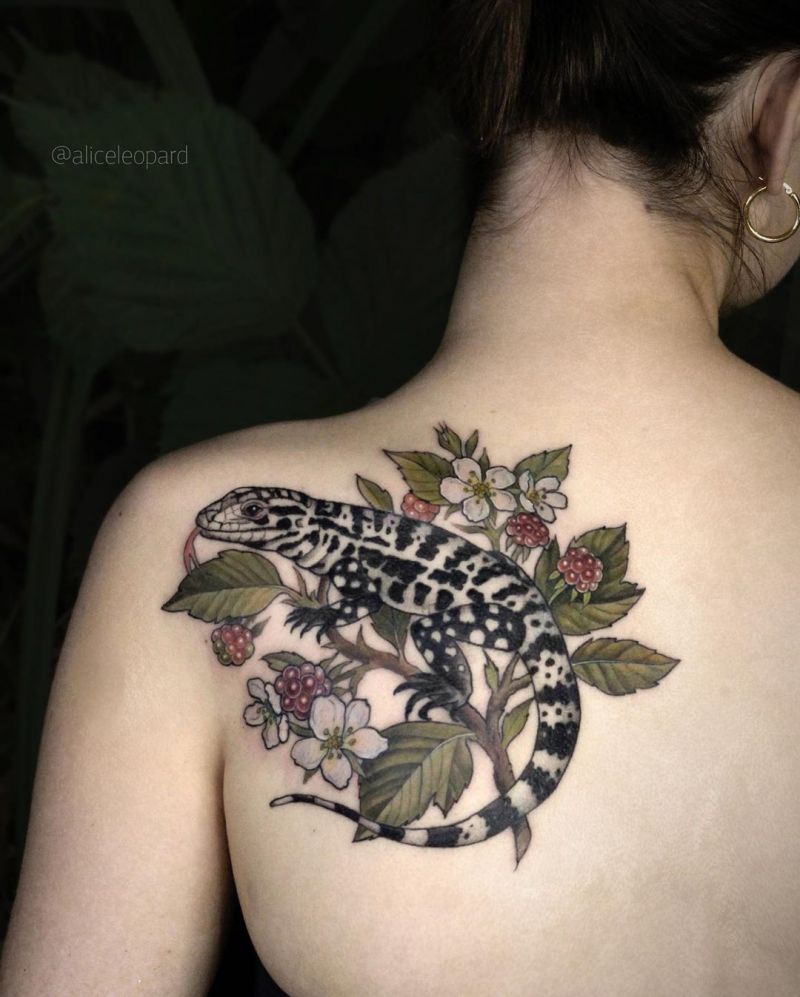 30 Pretty Lizard Tattoos Will Make You Want to Try