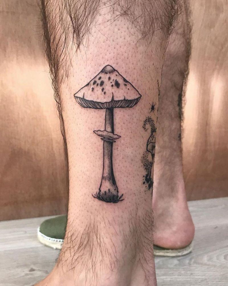 30 Pretty Mushroom Tattoos Improve Your Temperament