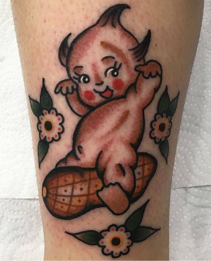 30 Cute Peanut Tattoos You Will Love