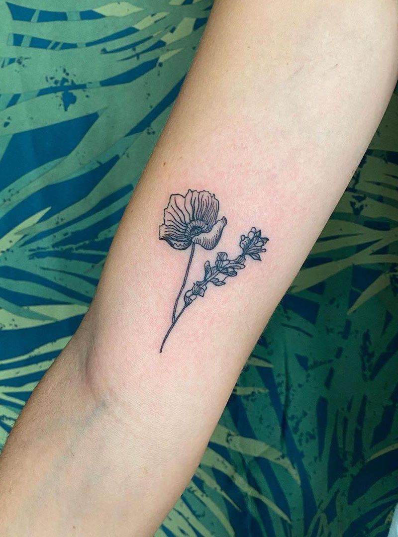 30 Pretty Poppy Tattoos to Inspire You