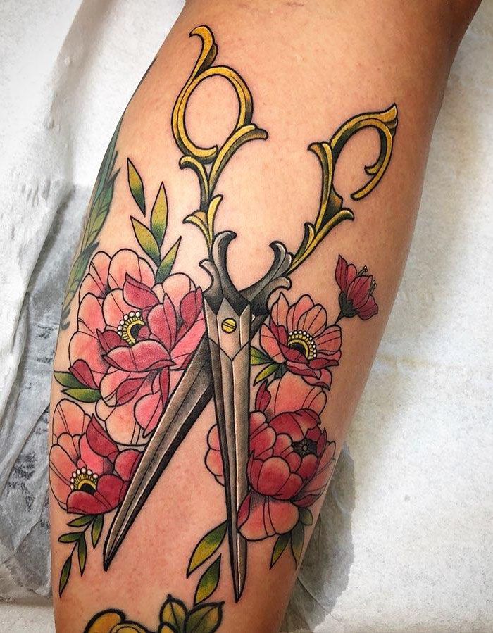 30 Pretty Scissor Tattoos Make You Very Attractive