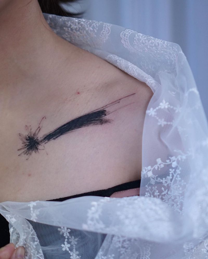 30 Creative Shooting Star Tattoos to Inspire You