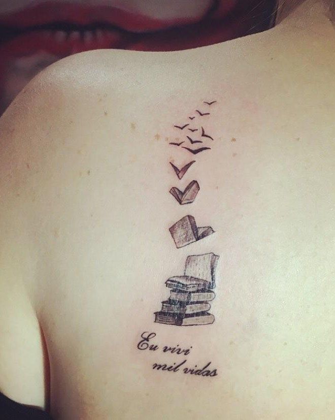 30 Pretty Book Tattoos Inspire You to Read