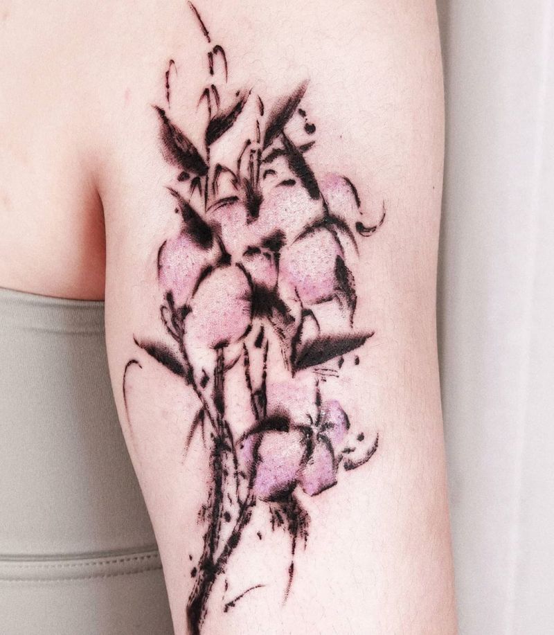 30 Elegant Cotton Tattoos You Will Love