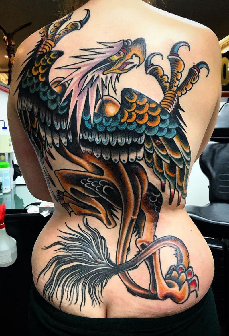 30 Pretty Griffin Tattoos Improve Your Temperament