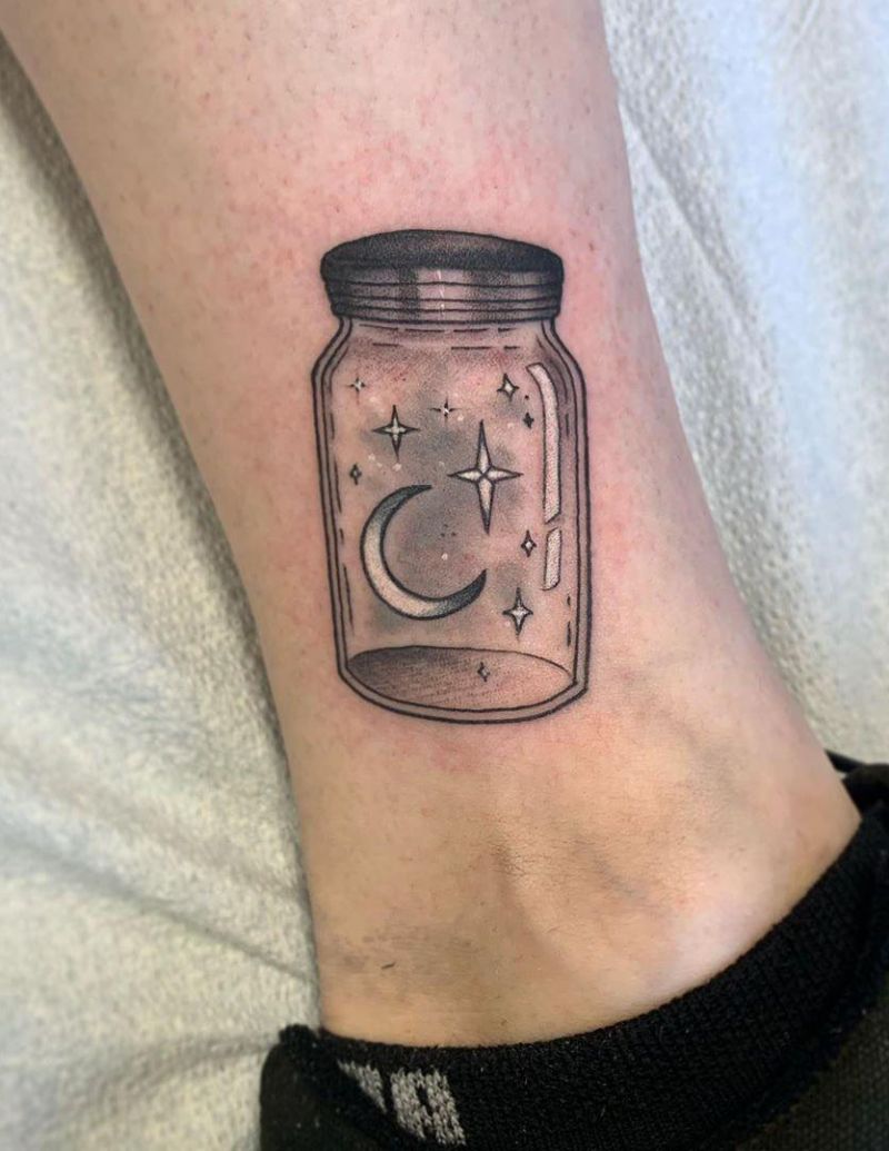 30 Pretty Jar Tattoos Make You Attractive