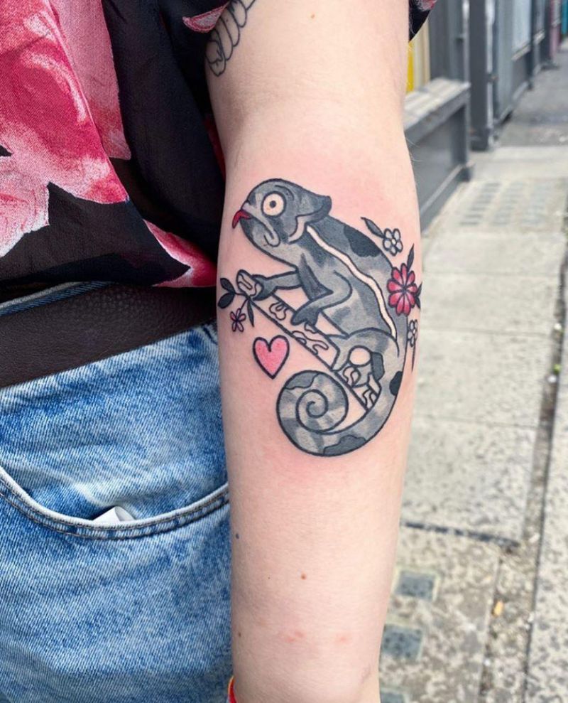 30 Pretty Lizard Tattoos Will Make You Want to Try