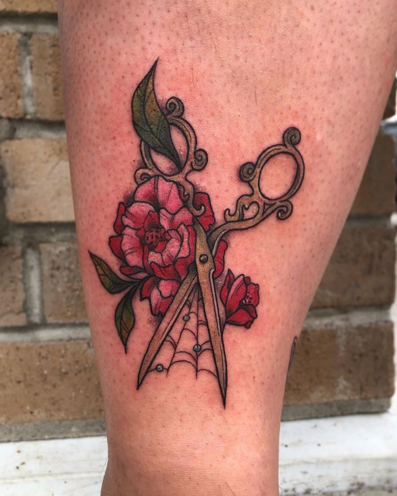 30 Pretty Scissor Tattoos Make You Very Attractive