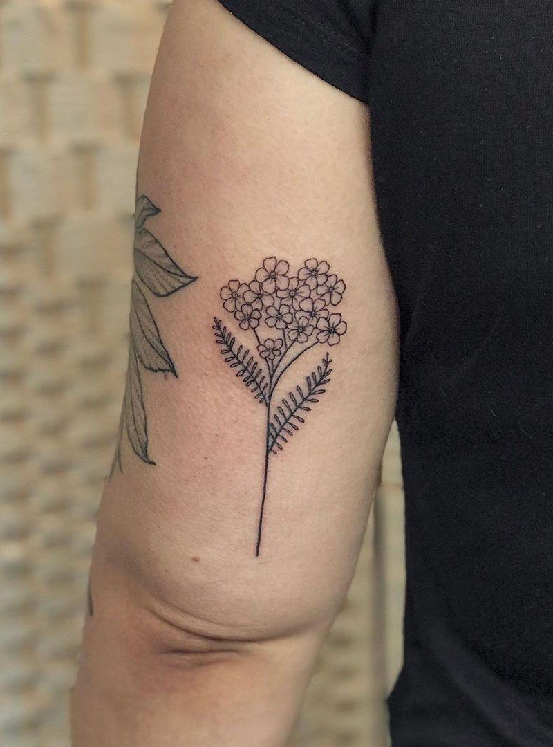 30 Pretty Yarrow Tattoos You Will Love