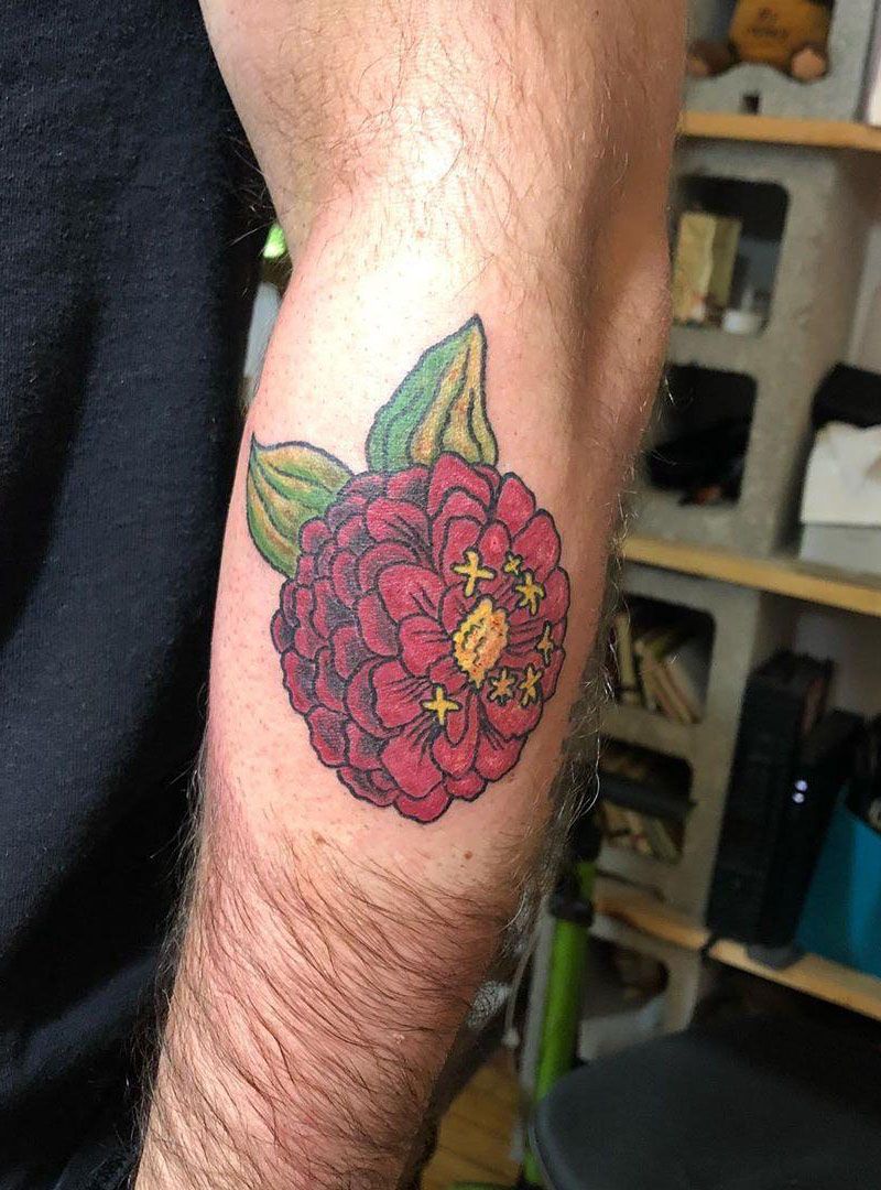 30 Pretty Zinnia Tattoos You Will Love