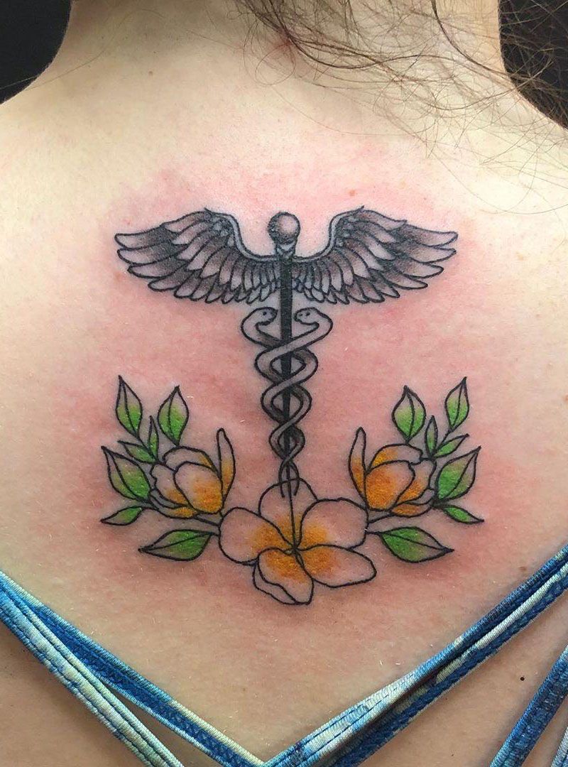 30 Pretty Caduceus Tattoos Make You Brave Style VP Page 11