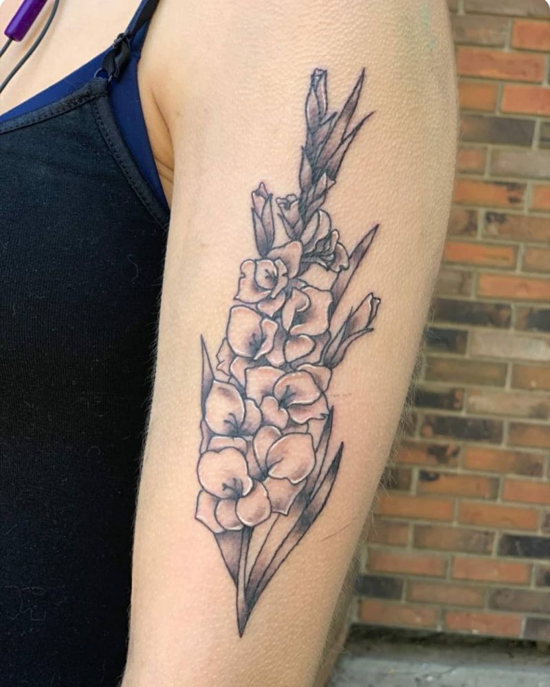 30 Pretty Gladiolus Tattoos Enhance Your Personality