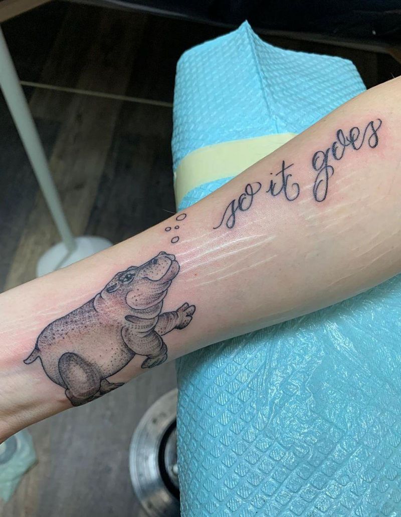 30 Perfect Hippo Tattoos Make You Attractive