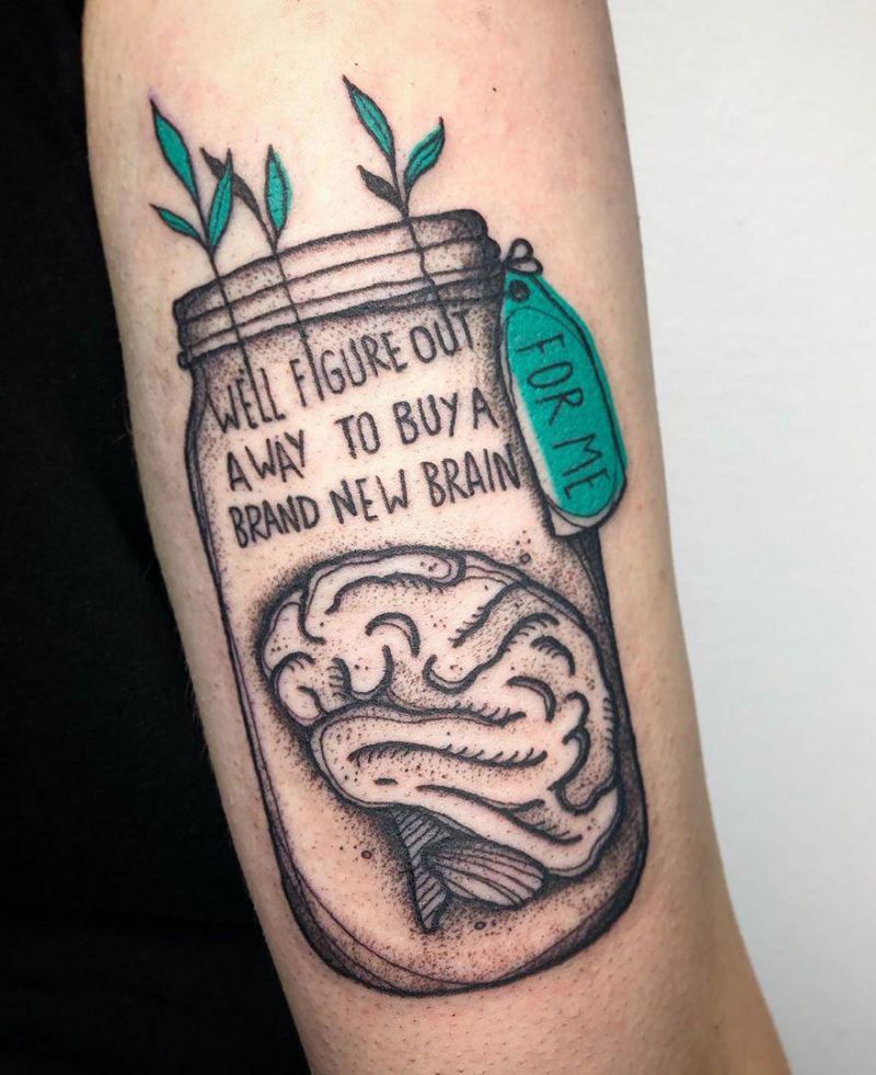 30 Pretty Jar Tattoos Make You Attractive