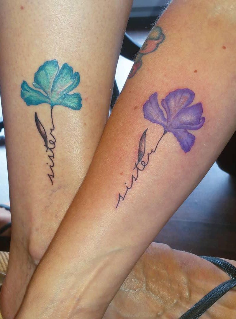 30 Pretty Sister Tattoos Let You Always Miss Each Other