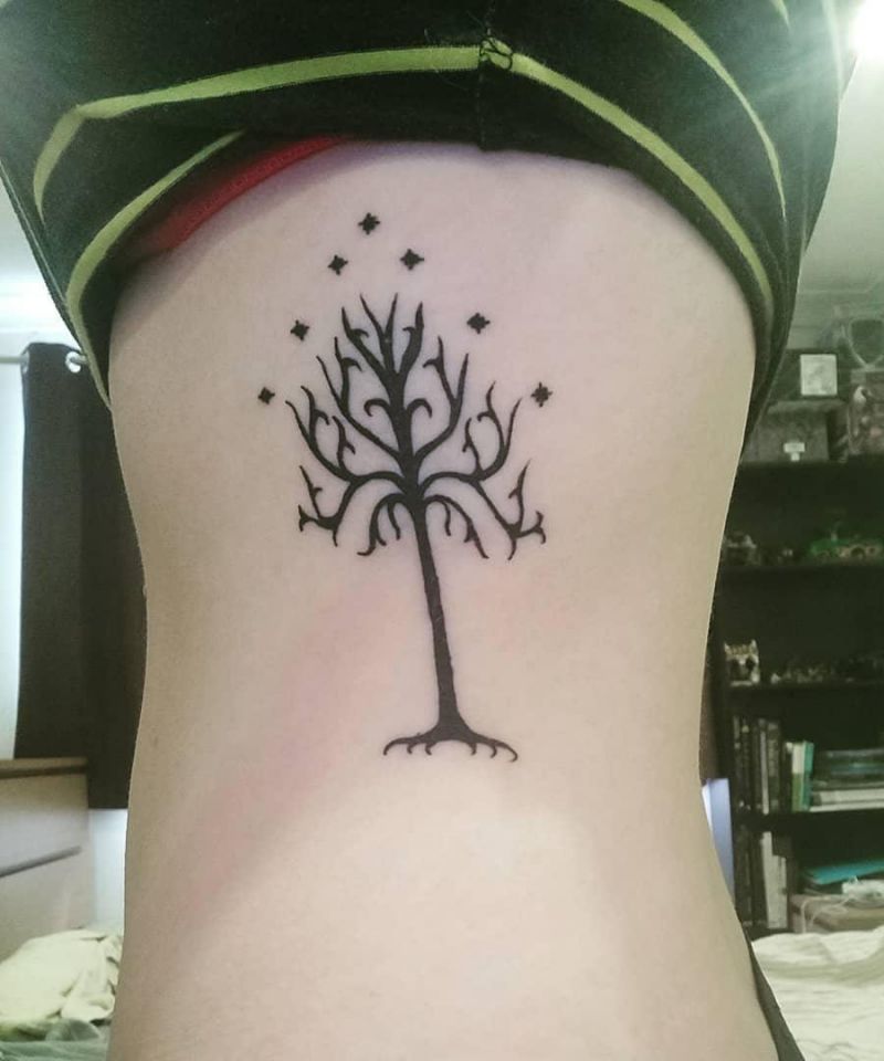 30 Pretty Tree of Gondor Tattoos Enhance Your Personality