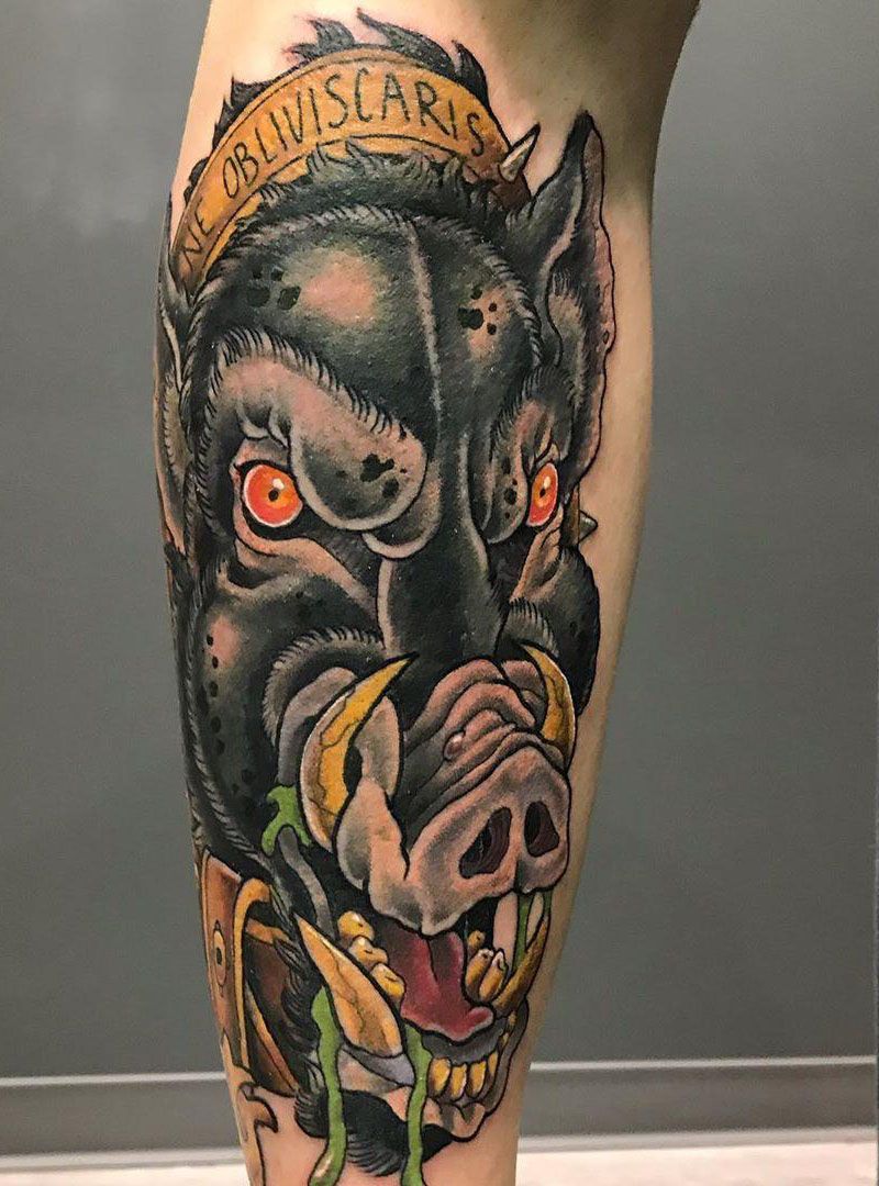 30 Pretty Wild Boar Tattoos You Must Try