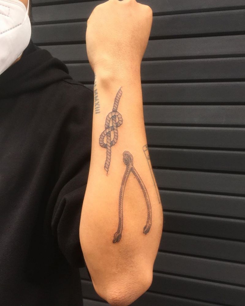 30 Pretty Wishbone Tattoos Bring You Good Luck