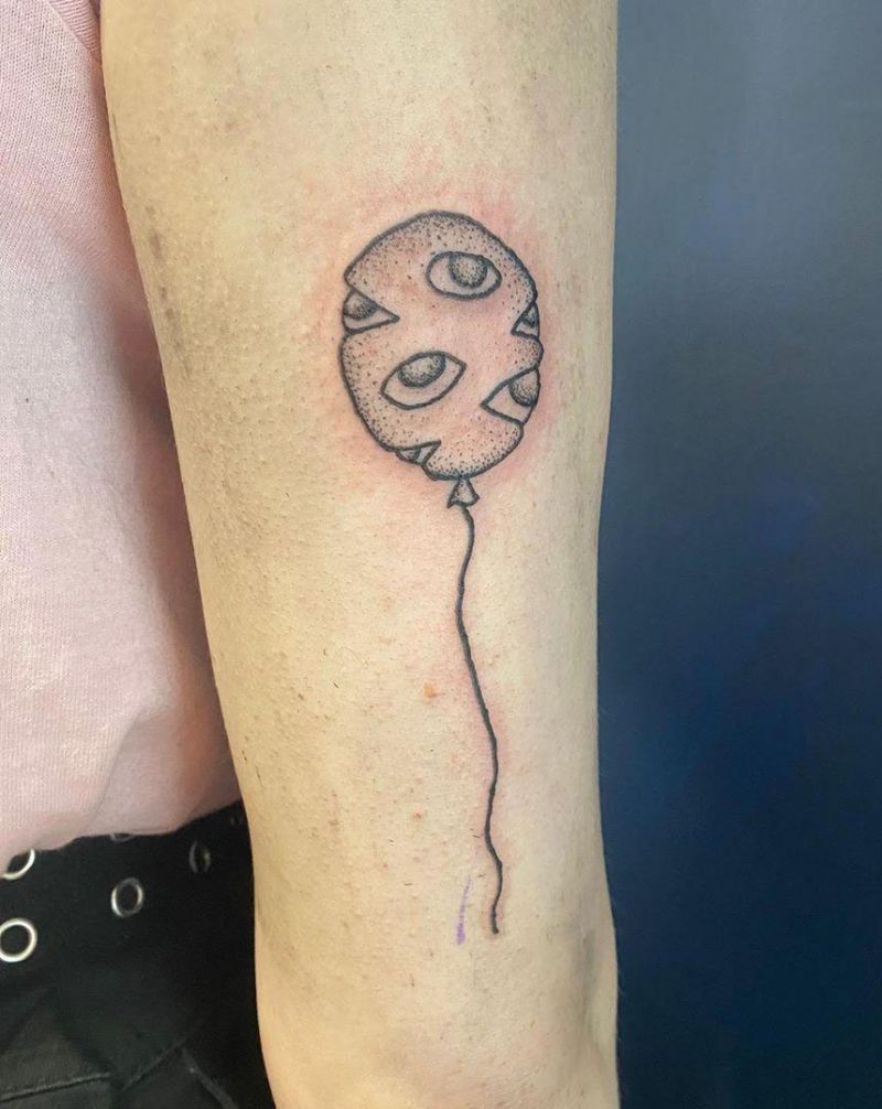 30 Pretty Balloon Tattoos to Inspire You