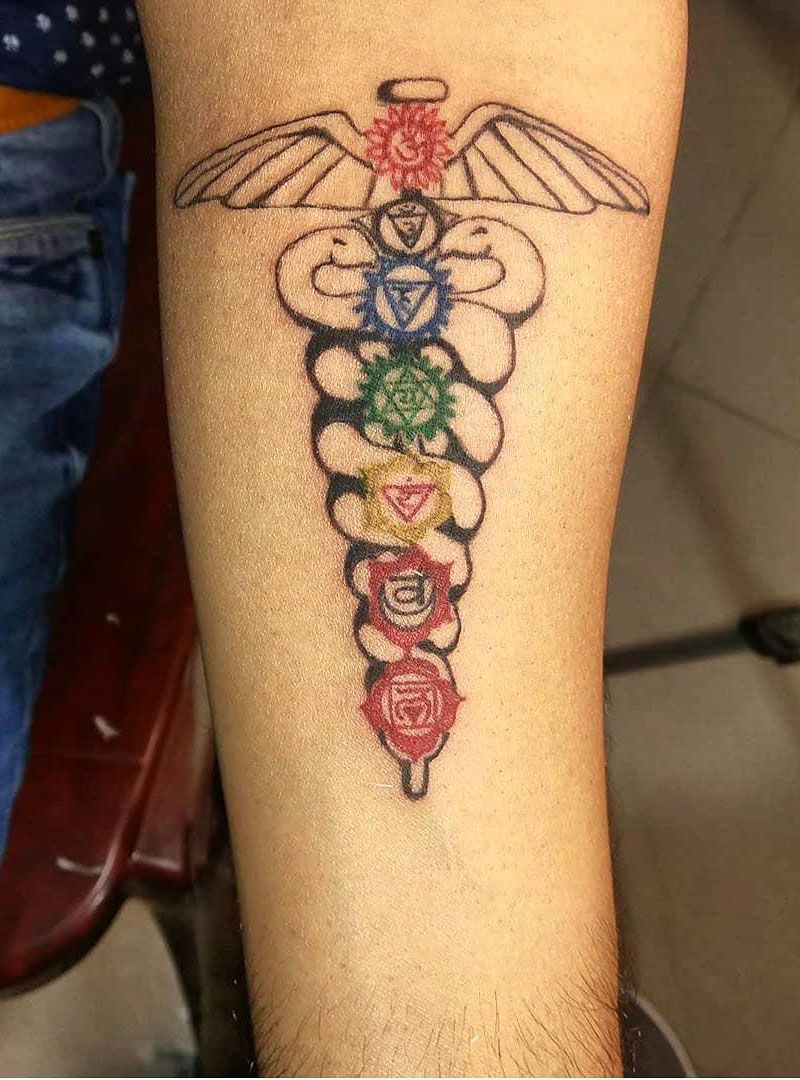 30 Pretty Caduceus Tattoos Make You Brave