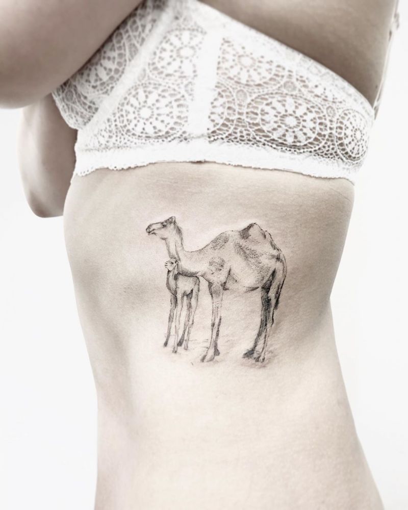 30 Pretty Camel Tattoos to Inspire You