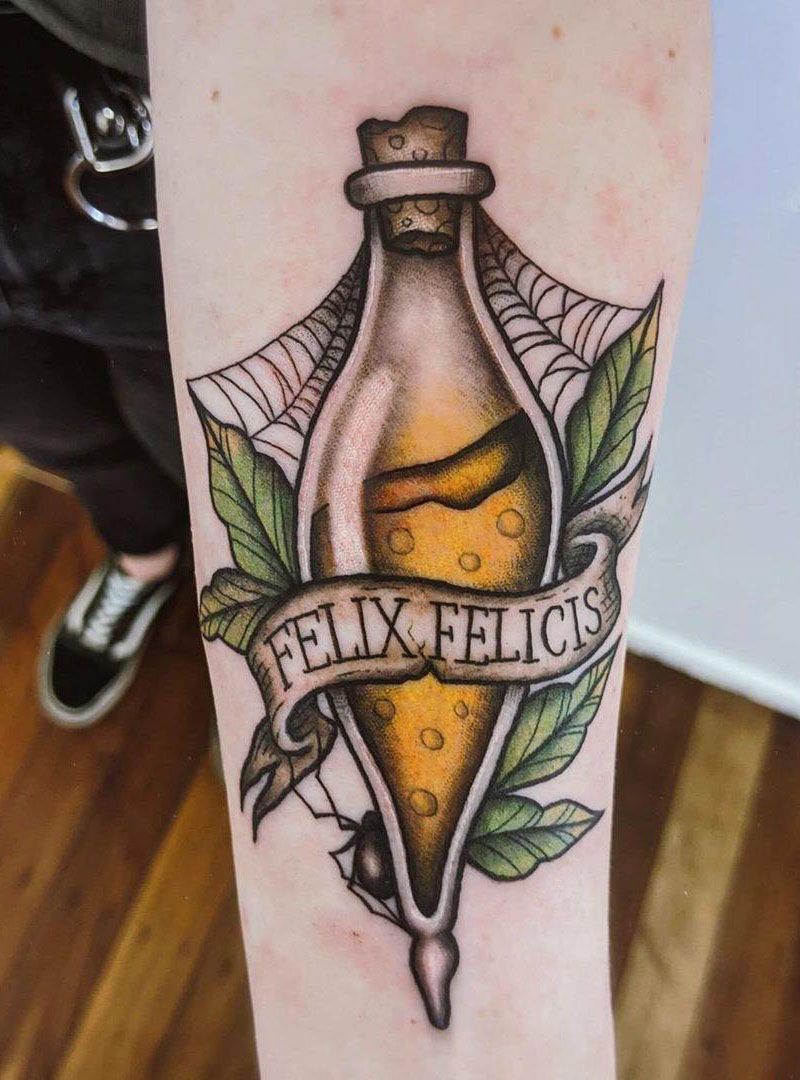 30 Pretty Felix Felicis Tattoos to Inspire You