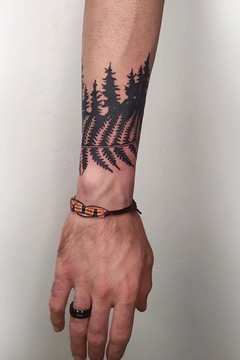 30 Pretty Fern Tattoos Improve Your Temperament