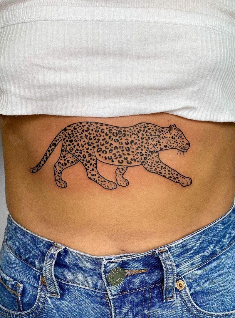 30 Pretty Leopard Tattoos You Will Love