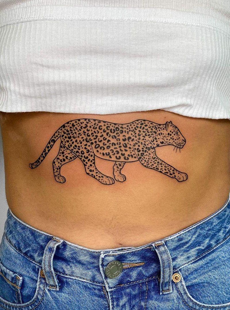 30 Pretty Leopard Tattoos You Will Love