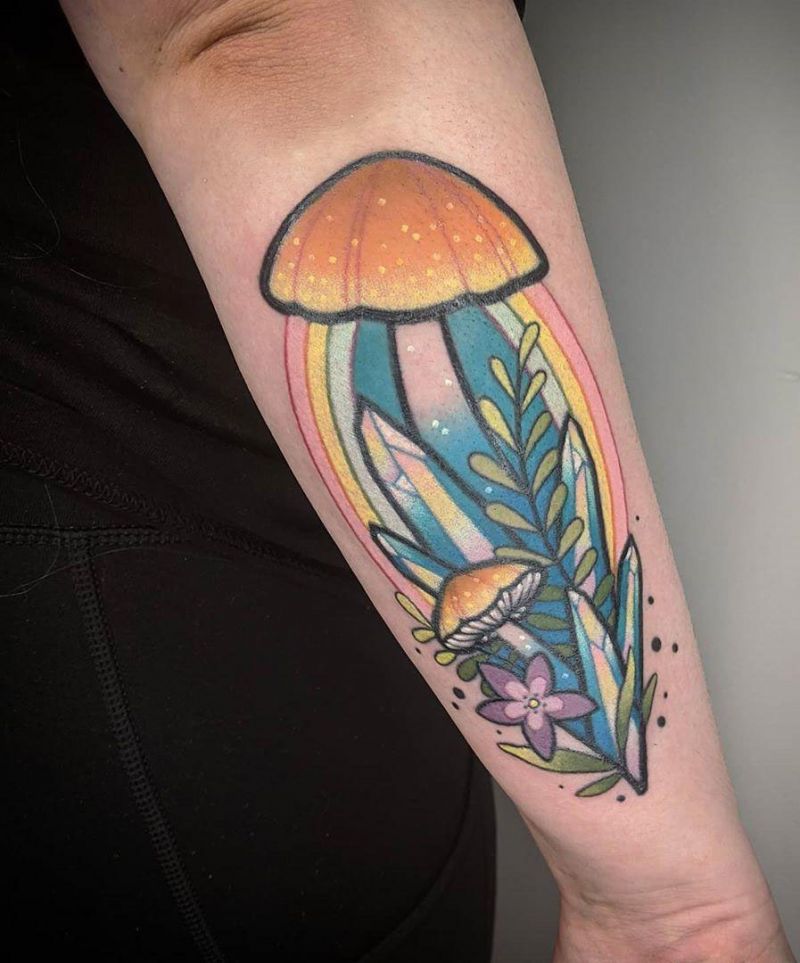 30 Pretty Mushroom Tattoos Improve Your Temperament