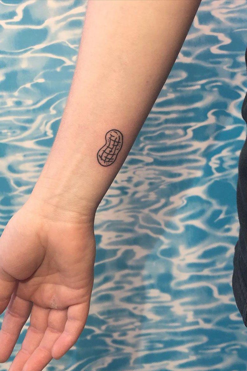 30 Cute Peanut Tattoos You Will Love