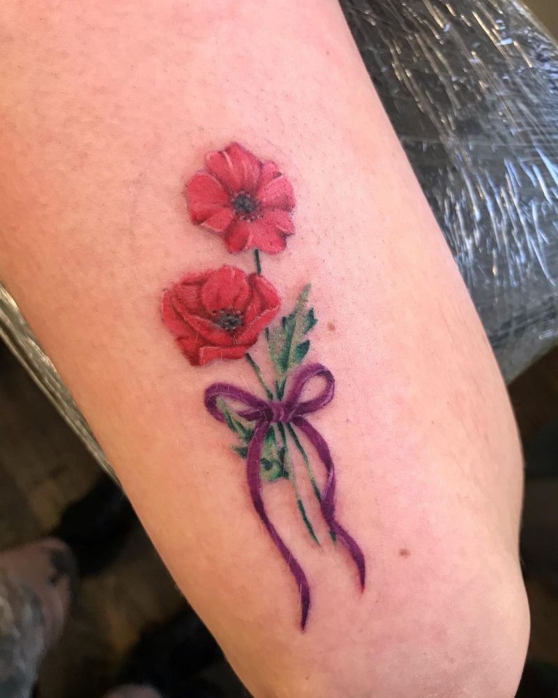 30 Pretty Poppy Tattoos to Inspire You