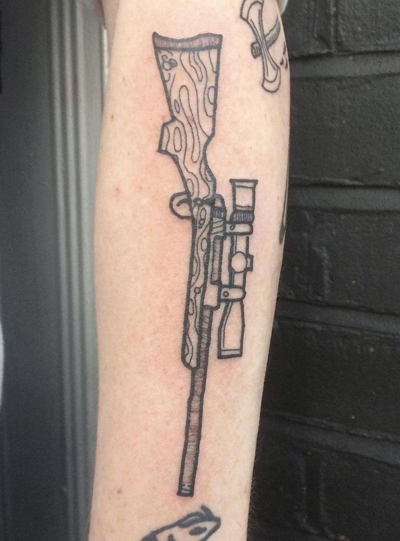 30 Superb Sniper Tattoos You Will Love