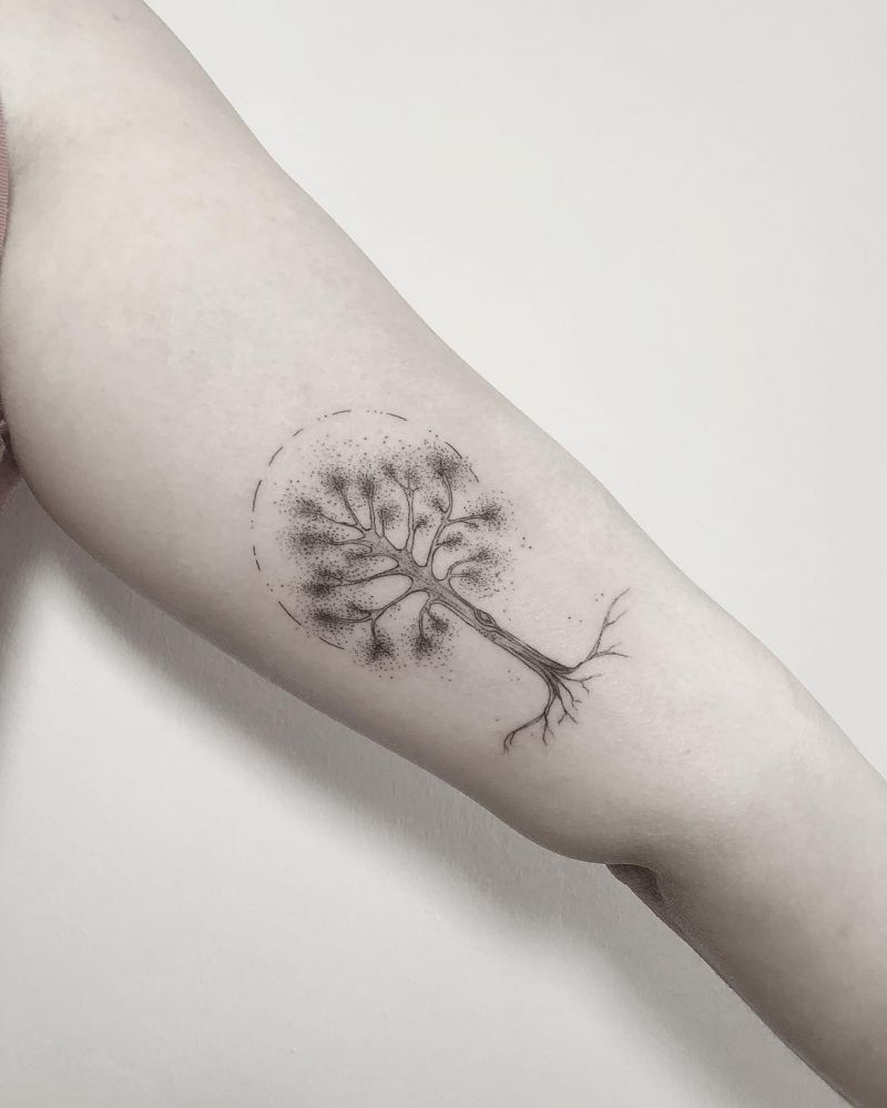 30 Pretty Tree of Gondor Tattoos Enhance Your Personality