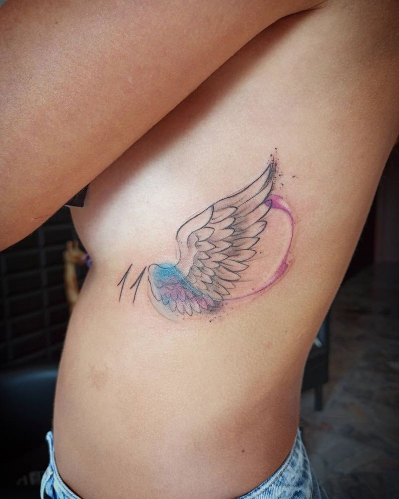 30 Pretty Wing Tattoos You Must Try