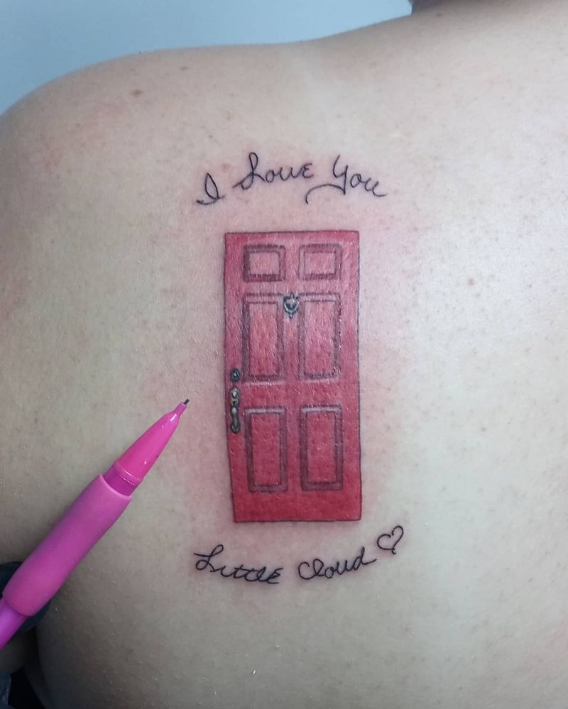 30 Pretty Door Tattoos to Inspire You