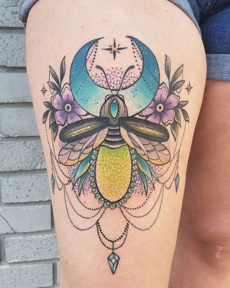 30 Pretty Firefly Tattoos to Inspire You