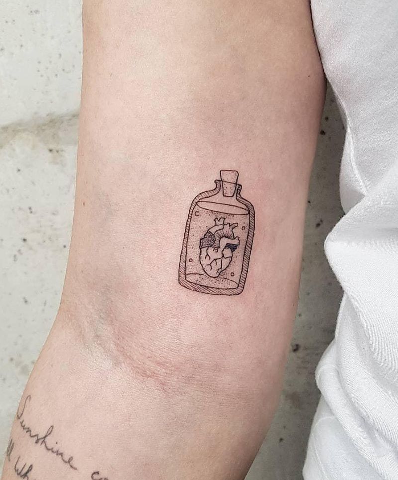 30 Pretty Jar Tattoos Make You Attractive