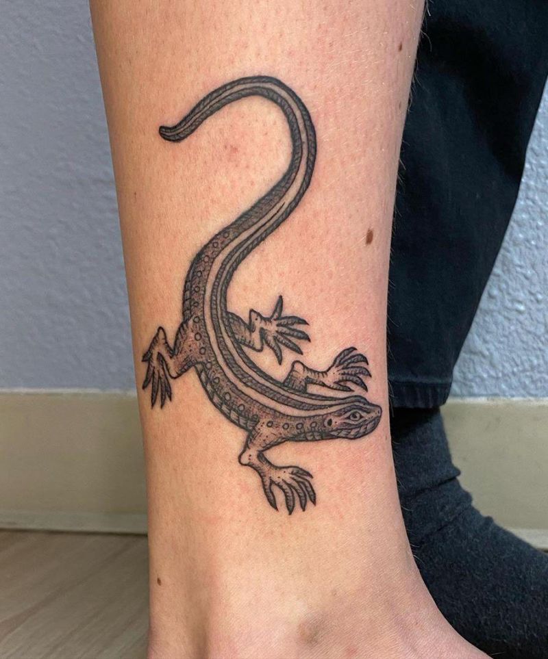 30 Pretty Lizard Tattoos Will Make You Want to Try